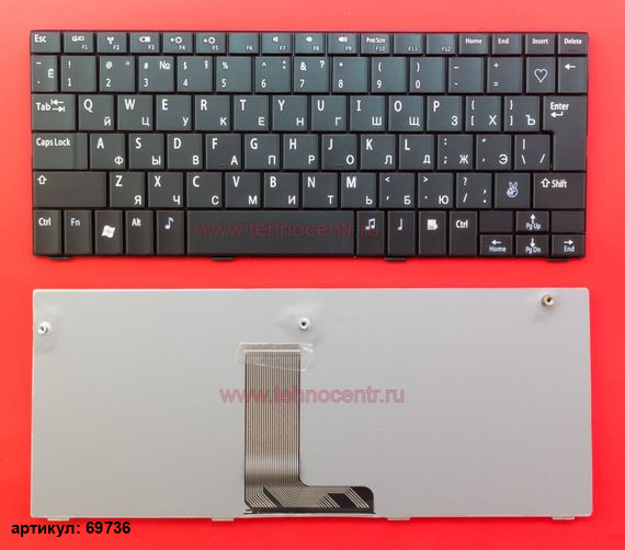 Клавиатура для ноутбука Dell Mini 10v, 1010, 1011