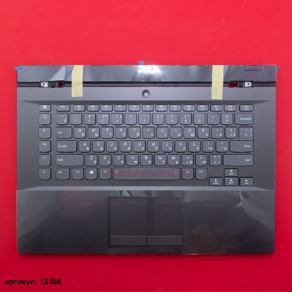 Клавиатура для ноутбука Lenovo Legion Y730-15ICH серая с серым топкейсом