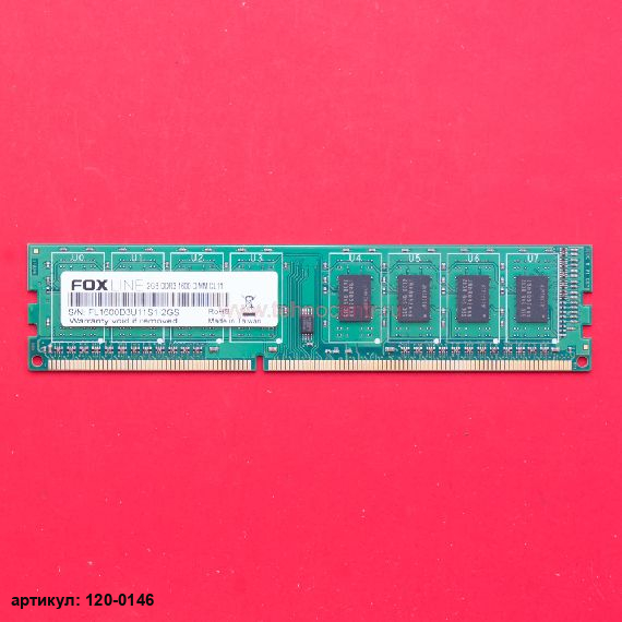 Оперативная память DIMM 2Gb Foxline DDR3 1600