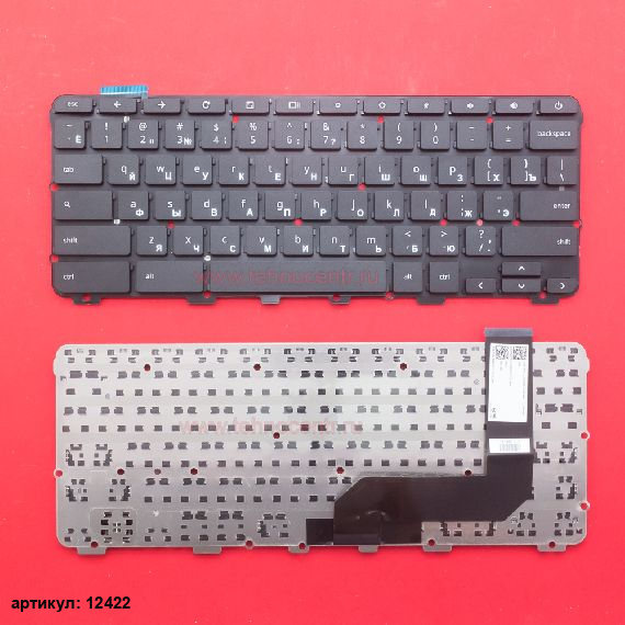 Клавиатура для ноутбука Lenovo N22-20 Touch Chromebook черная без рамки