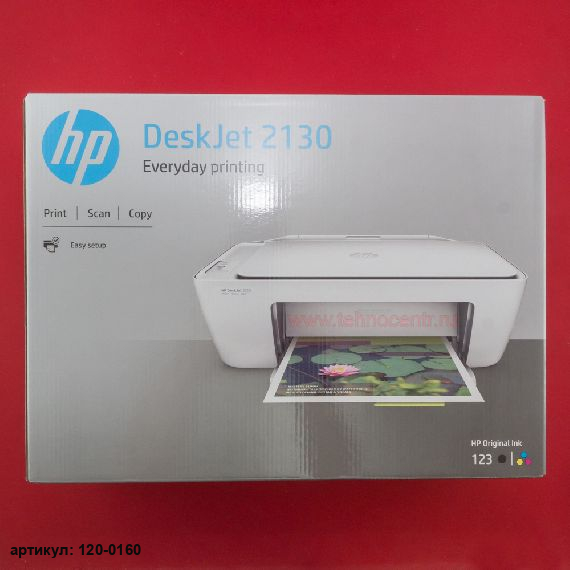 Струйное МФУ HP Deskjet 2130 (K7N77C) белый