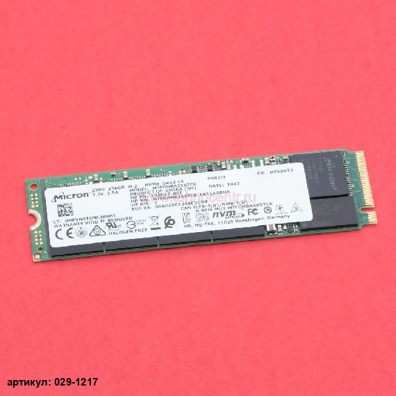 Жесткий диск SSD M.2 2280 NVME 256Gb Micron 2200