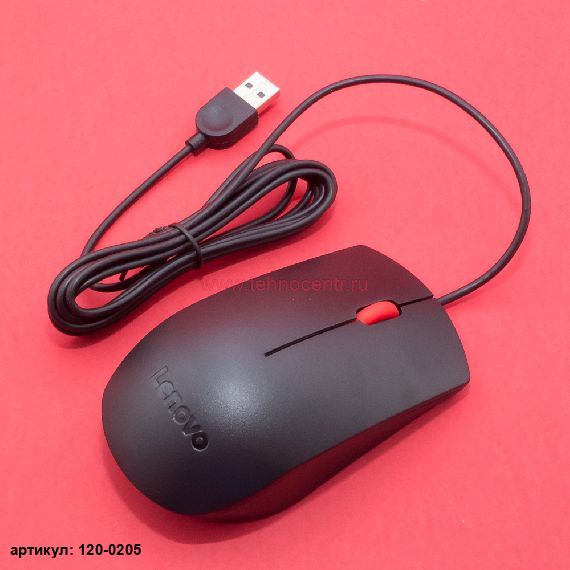  Мышь проводная Lenovo MOJUUO USB (OEM)