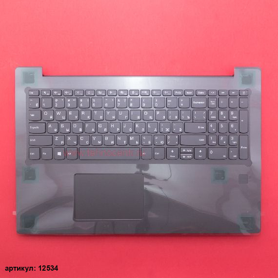 Клавиатура для ноутбука Lenovo IdeaPad 330-15ICH серая с серым топкейсом