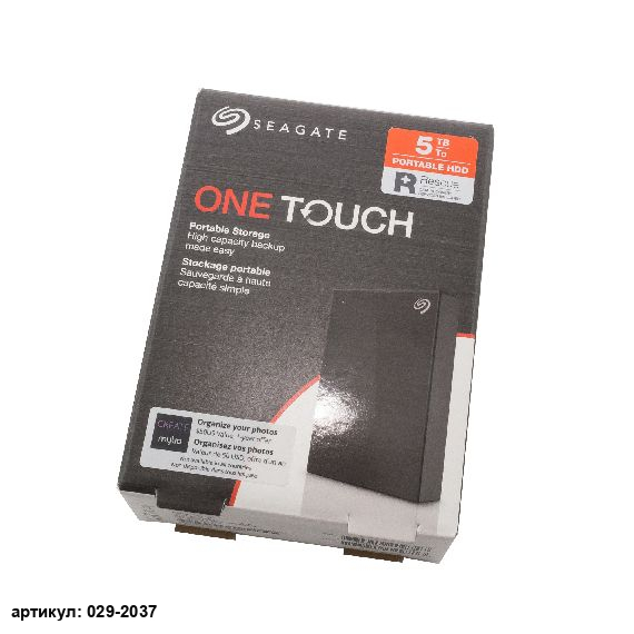  Внешний жесткий диск USB 3.0 2.5" 5Tb Seagate One Touch STKC5000400