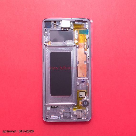 Дисплей в сборе с тачскрином для Samsung Galaxy S10 SM-G973F черный