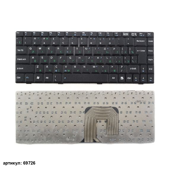 Клавиатура для ноутбука Asus F6, F9, U3 черная
