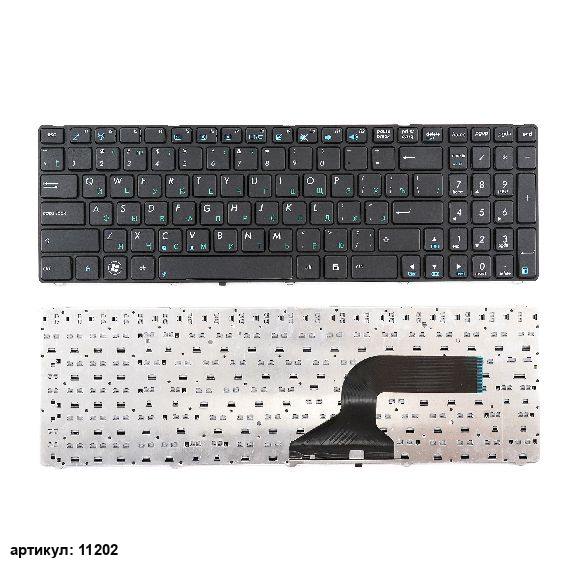 Клавиатура для ноутбука Asus A52, G51, K52 черная (Тип 2)