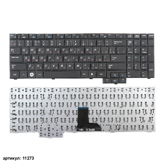Клавиатура для ноутбука Samsung R525, R528, R530 черная