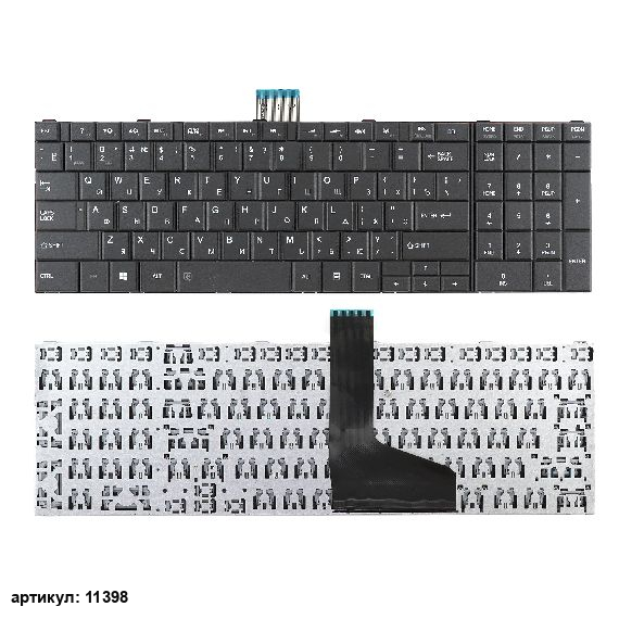 Клавиатура для ноутбука Toshiba C850, L850, P850 черная