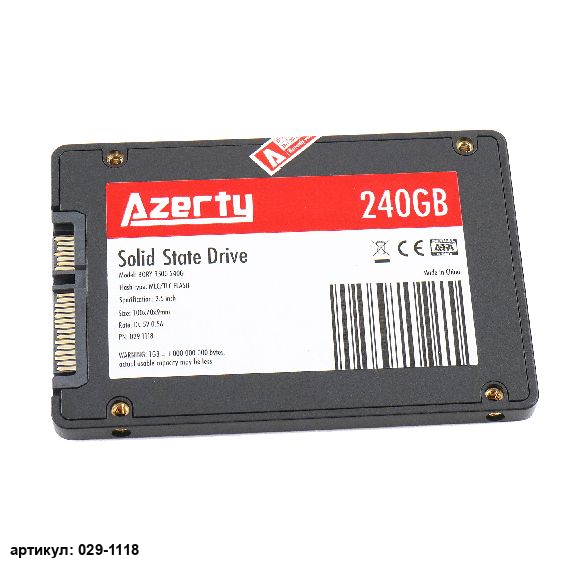 Жесткий диск SSD 2.5" 240Gb Azerty Bory R500 240G