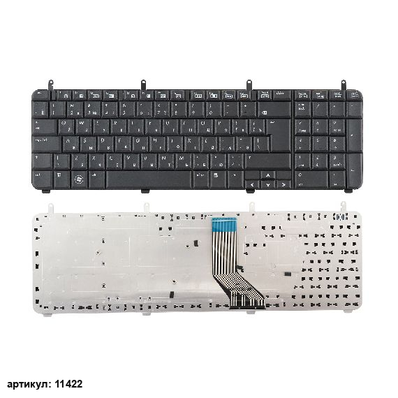 Клавиатура для ноутбука HP Pavilion dv7-2000, dv7-3000 черная