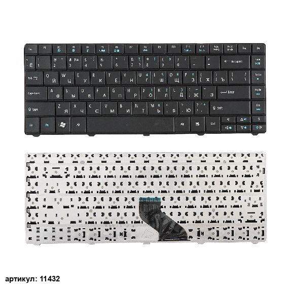 Клавиатура для ноутбука Acer Aspire E1-421, E1-431, E1-471 черная