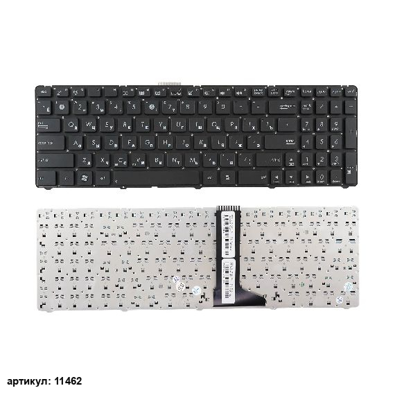 Клавиатура для ноутбука Asus U52, U53, U56 черная без рамки