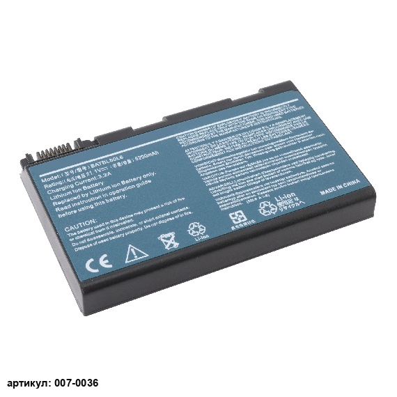 Аккумулятор для ноутбука Acer (BATBL50L6) Aspire 3100, 5100 11.1V 5200mAh