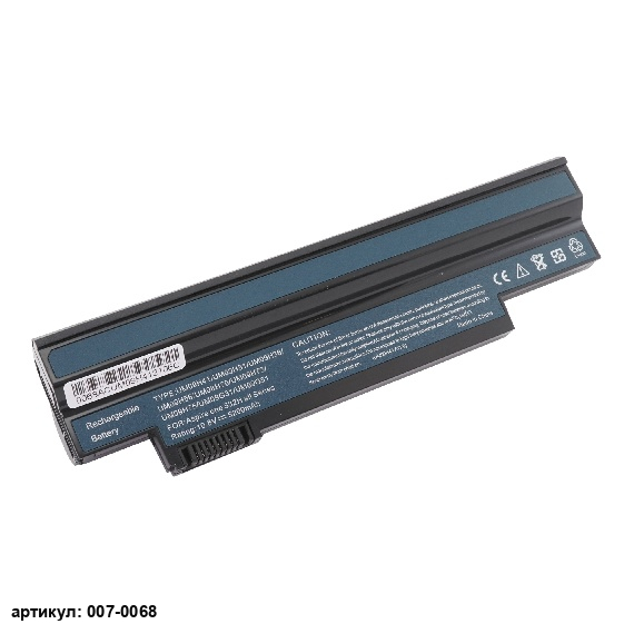 Аккумулятор для ноутбука Acer (UM09H31) Aspire One 532h, eM350 5200mAh черный