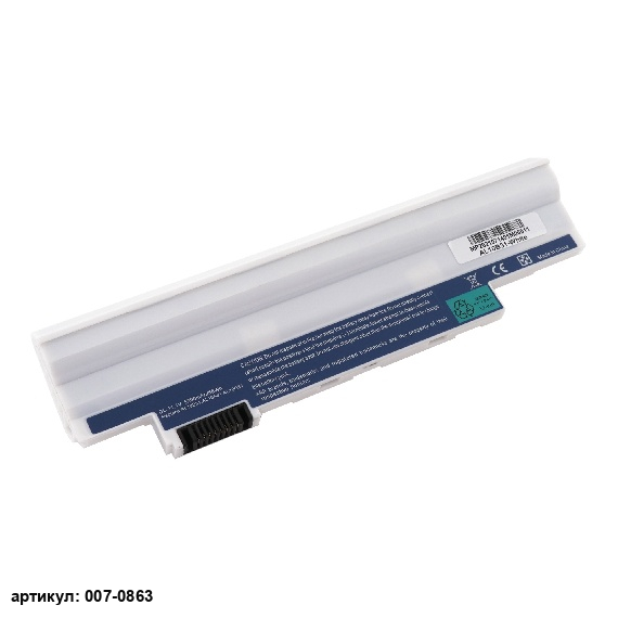 Аккумулятор для ноутбука Acer (AL10B31) Aspire D255 5200mAh белый