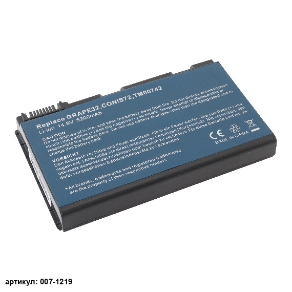 Аккумулятор для ноутбука Acer (TM00742) TravelMate 5220, 7220 14.8V