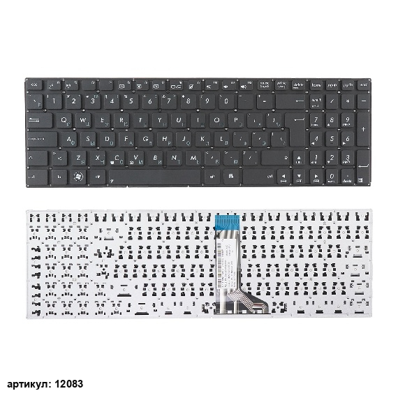 Клавиатура для ноутбука Asus X551CA Г- образный Enter (шлейф 10 см)