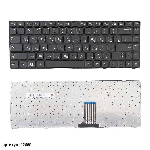 Клавиатура для ноутбука Samsung R470, R480 черная (версия 1)
