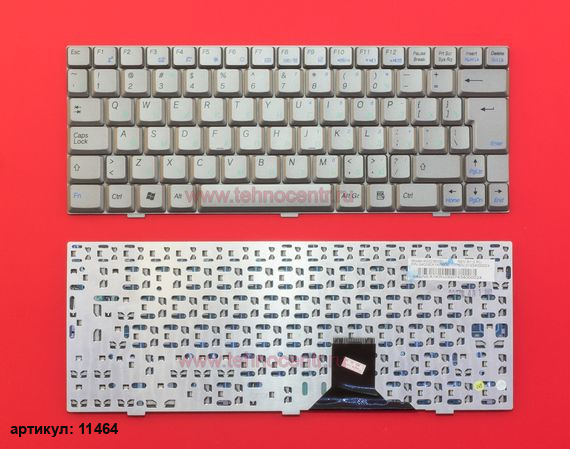 Клавиатура для ноутбука Asus S6, S6F, S6Fm серая