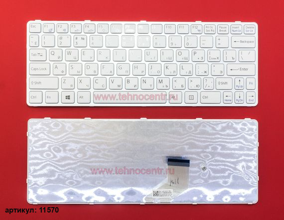 Клавиатура для ноутбука Sony SVE11 белая