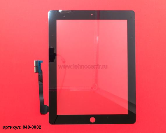 Тачскрин для планшета Apple iPad 3, iPad 4 черный