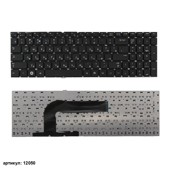 Клавиатура для ноутбука Samsung Q530 черная без рамки