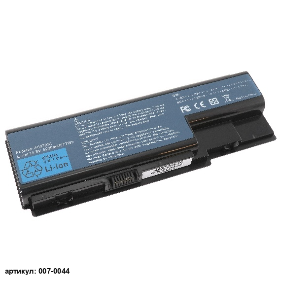 Аккумулятор для ноутбука Acer (AS07B31) Aspire 5220, 5220G 14.8V