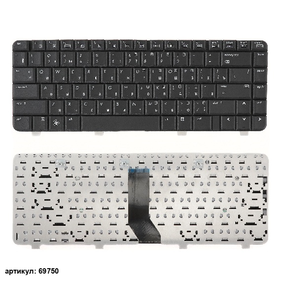 Клавиатура для ноутбука HP dv2000, V3000 черная