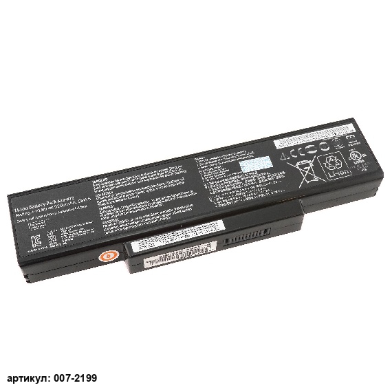 Аккумулятор для ноутбука Asus (A32-N73) K72, N71 5200mAh оригинал