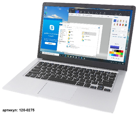  Ноутбук Azerty AZ-1403 14" (Intel N3350 1.1GHz, 6Gb, eMMC 64Gb+SSD 128Gb)