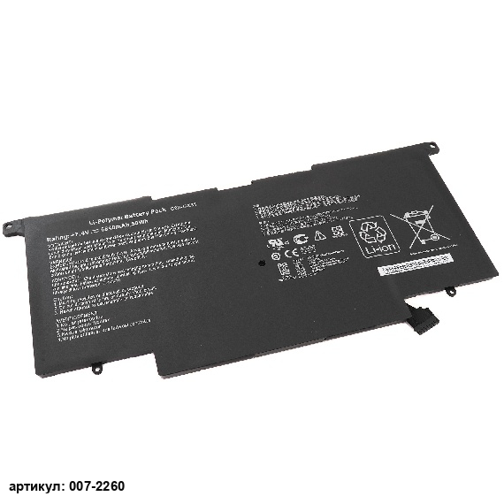 Аккумулятор для ноутбука Asus (C22-UX31) ZenBook UX31 оригинал