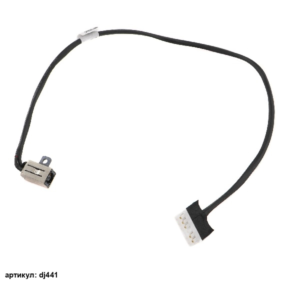 Разъем питания для Dell Vostro 15 5568 с кабелем (27 см)