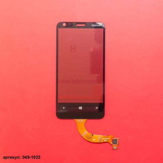 Тачскрин для Nokia Lumia 620 черный rev.1
