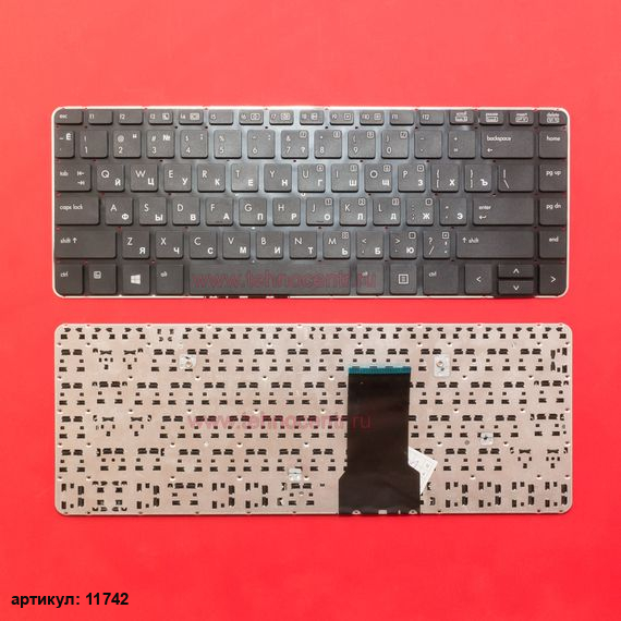 Клавиатура для ноутбука HP 430 G0, 430 G1 черная без рамки