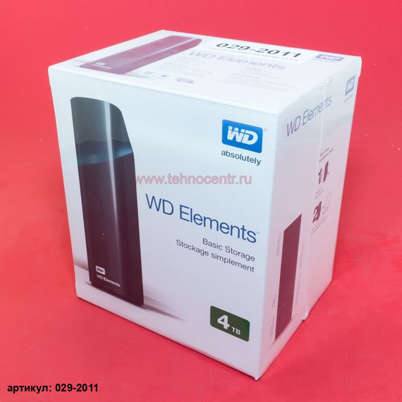  Внешний жесткий диск USB 3.0 3.5" 4 Tb WDBWLG0040HBK-EESN